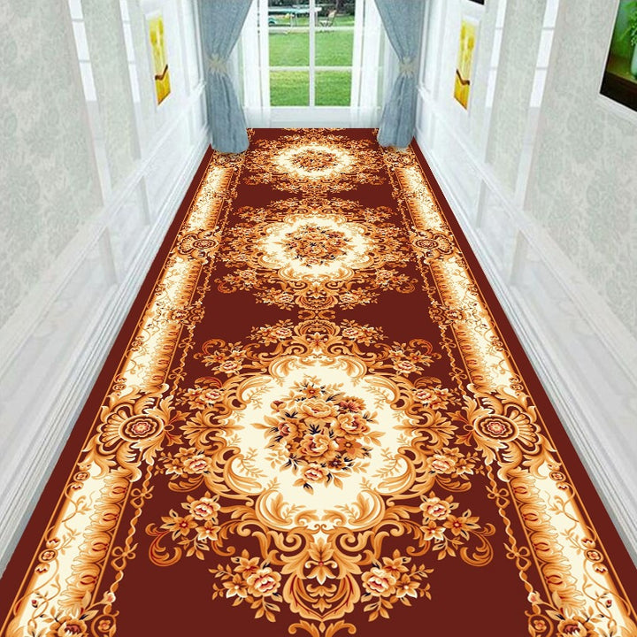 Vintage Floral Design Runner Mat Bowlift