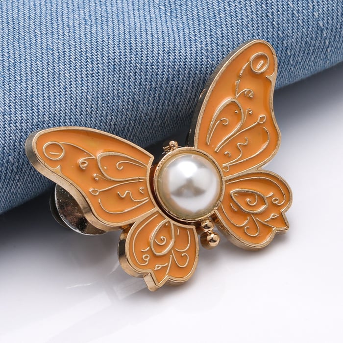 BowLift | Detachable Clothing Clips | Adjustable Metal Waist Pins | No-Sew Jean & Skirt Fasteners