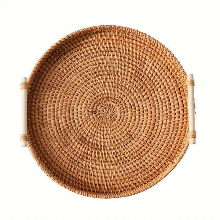 BowLift | EcoRiva - Woven Rattan Serving Tray