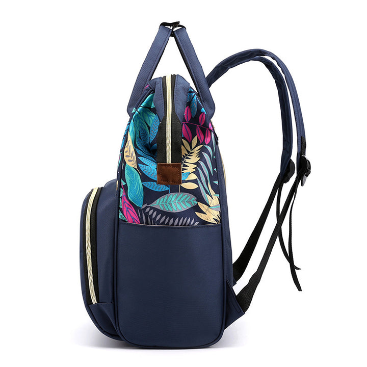 Stylish Floral Design Backpack Bowlift