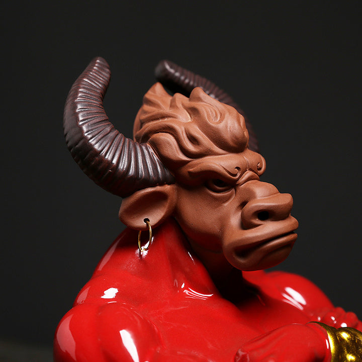 Artistic Warrior Figurine Incense Holder
