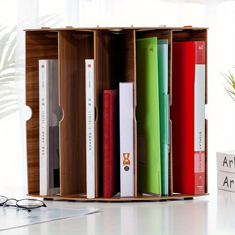 BowLift | Wooden Desk Organizer with 5 Layers – Fan Design MDF