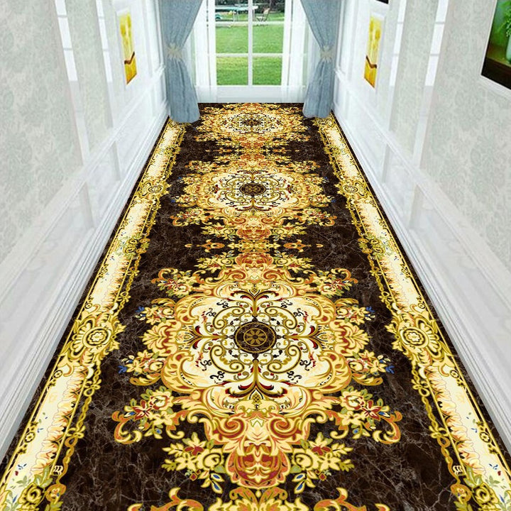 Vintage Floral Design Runner Mat Bowlift
