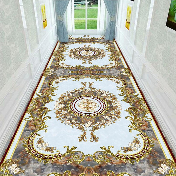 Vintage Floral Design Runner Mat Bowlift