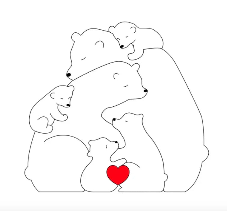 BowLift | Customizable Bear Family