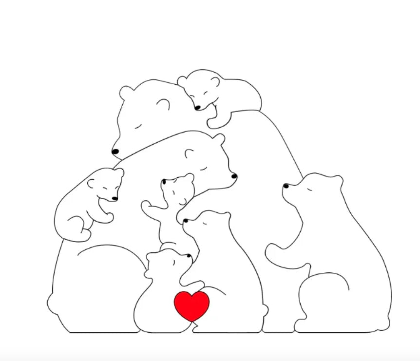 BowLift | Customizable Bear Family