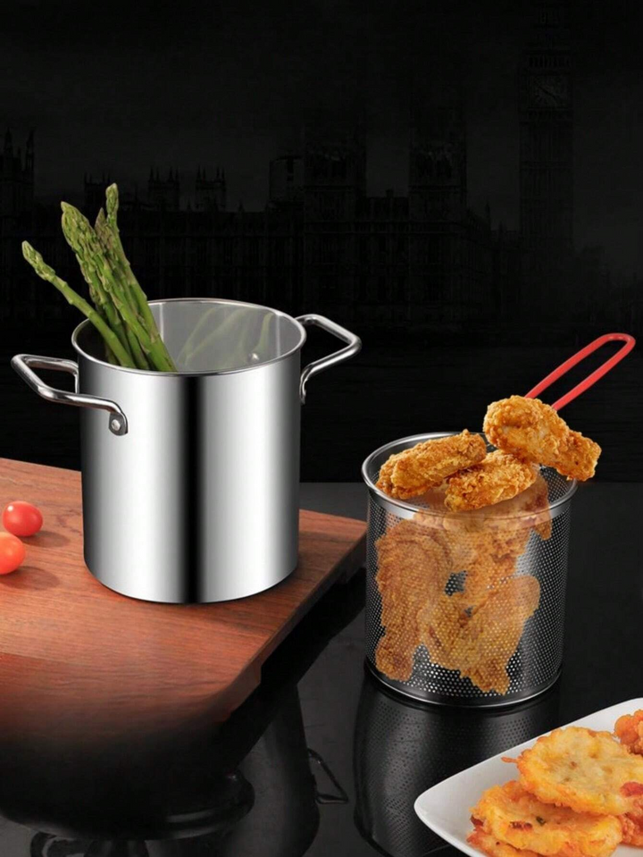 Stainless Steel Deep Fryer | Enjoy Crispy Foods with Less Oil | Bowlift