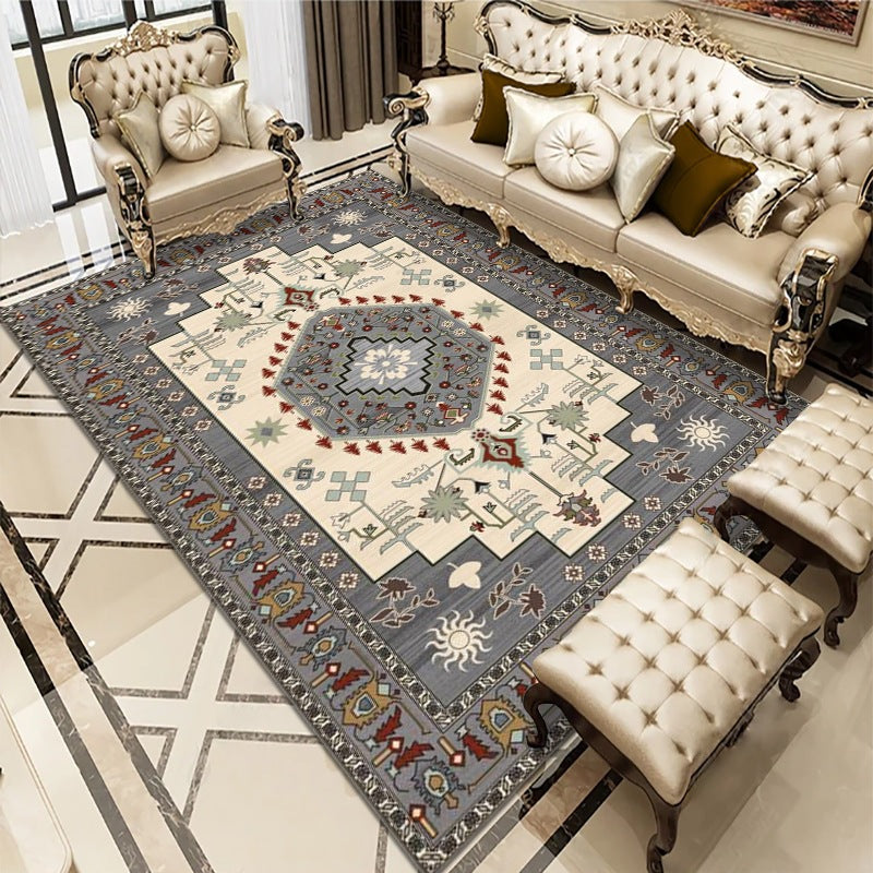 Traditional Persian Area Rug Bowlift