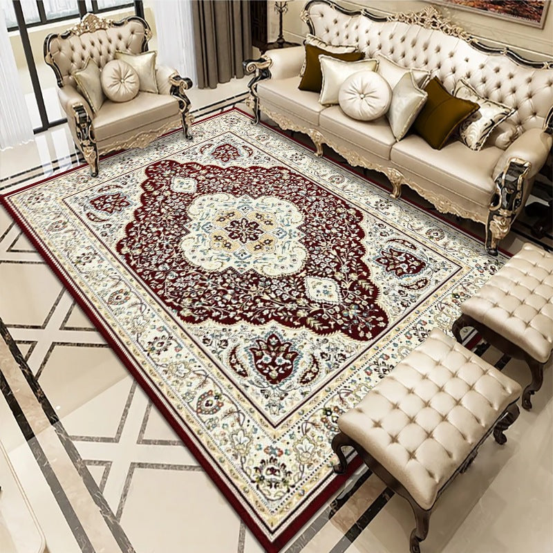 Traditional Persian Area Rug Bowlift