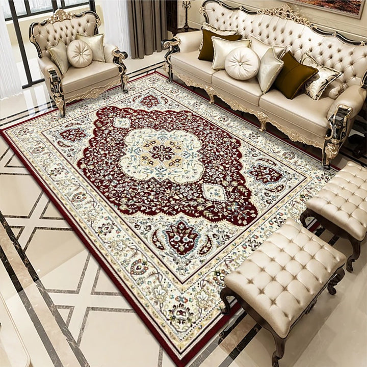 Traditional Persian Area Rug Bowlift