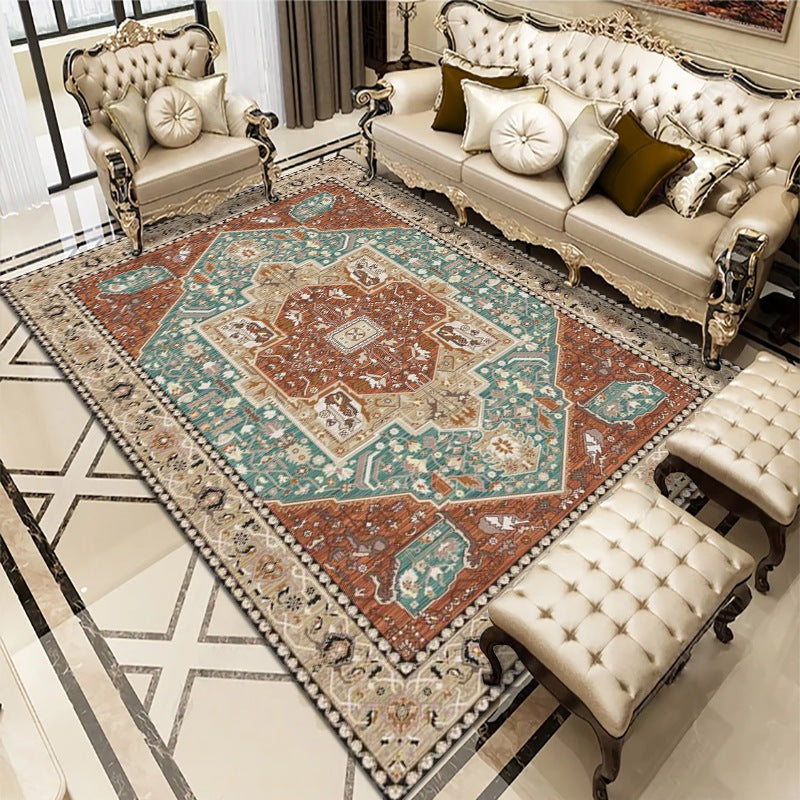 Traditional Persian Area Rug Bowlift