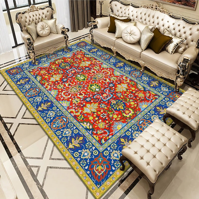 Traditional Persian Area Rug Bowlift
