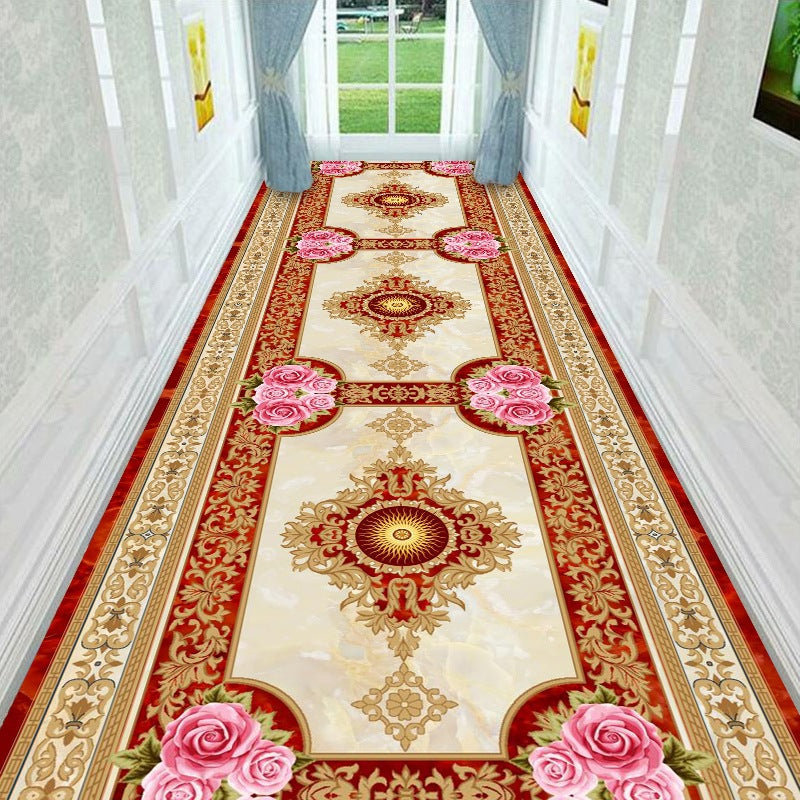 Vintage Floral Design Runner Mat Bowlift