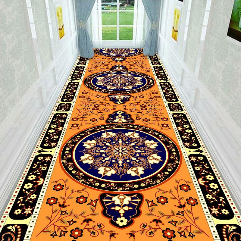 Vintage Floral Design Runner Mat Bowlift