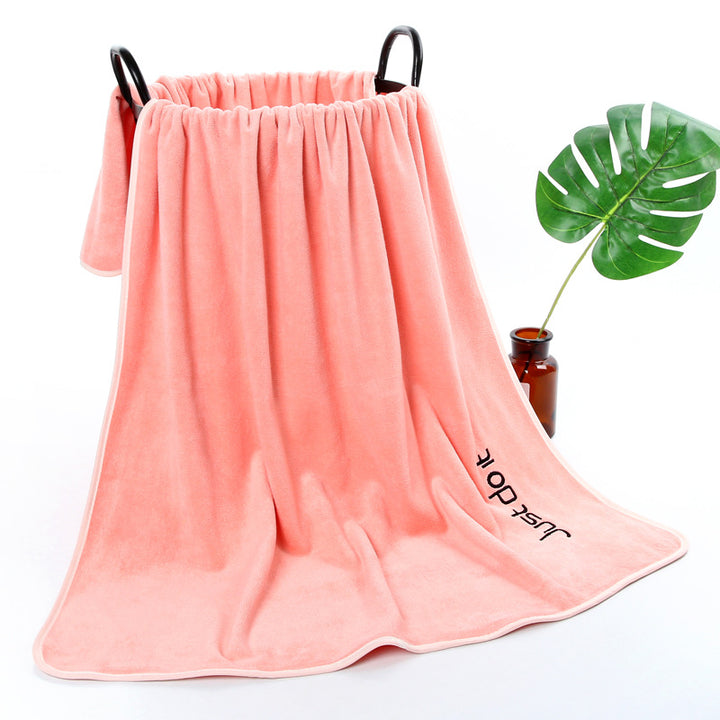 Microfiber Quick-Dry Bath Towel Wrap with Elastic Waist and Hanging Loop Bowlift