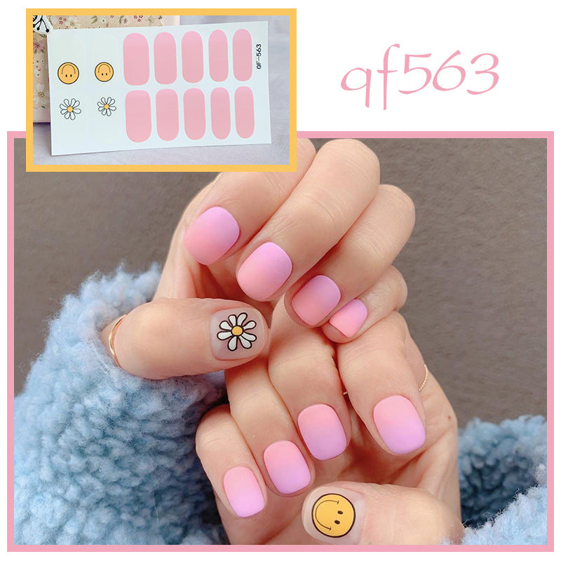 Artificial nail art with smileys and hearts Bowlift
