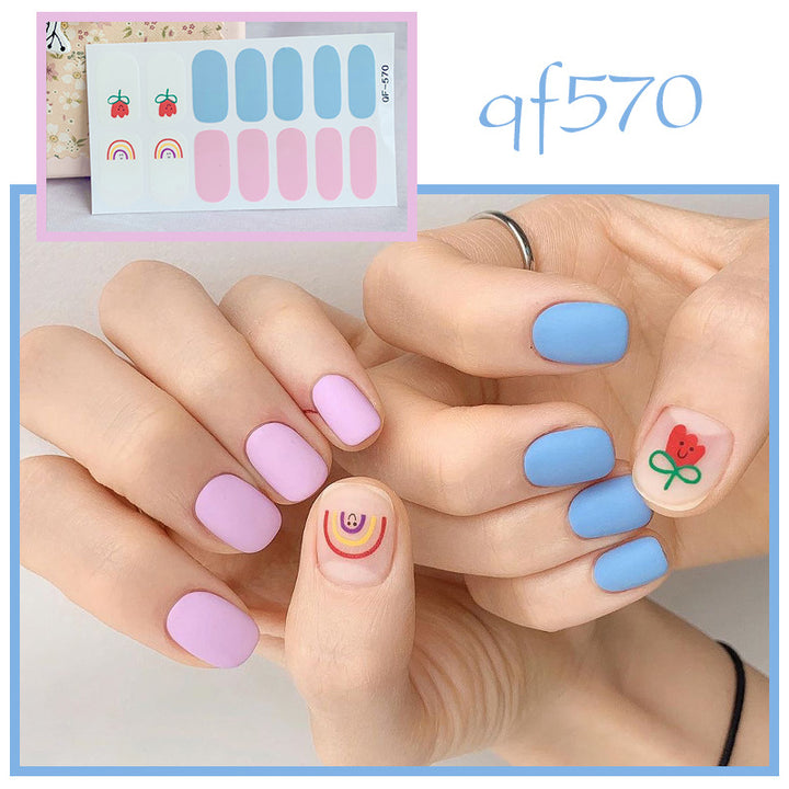 Artificial nail art with smileys and hearts Bowlift