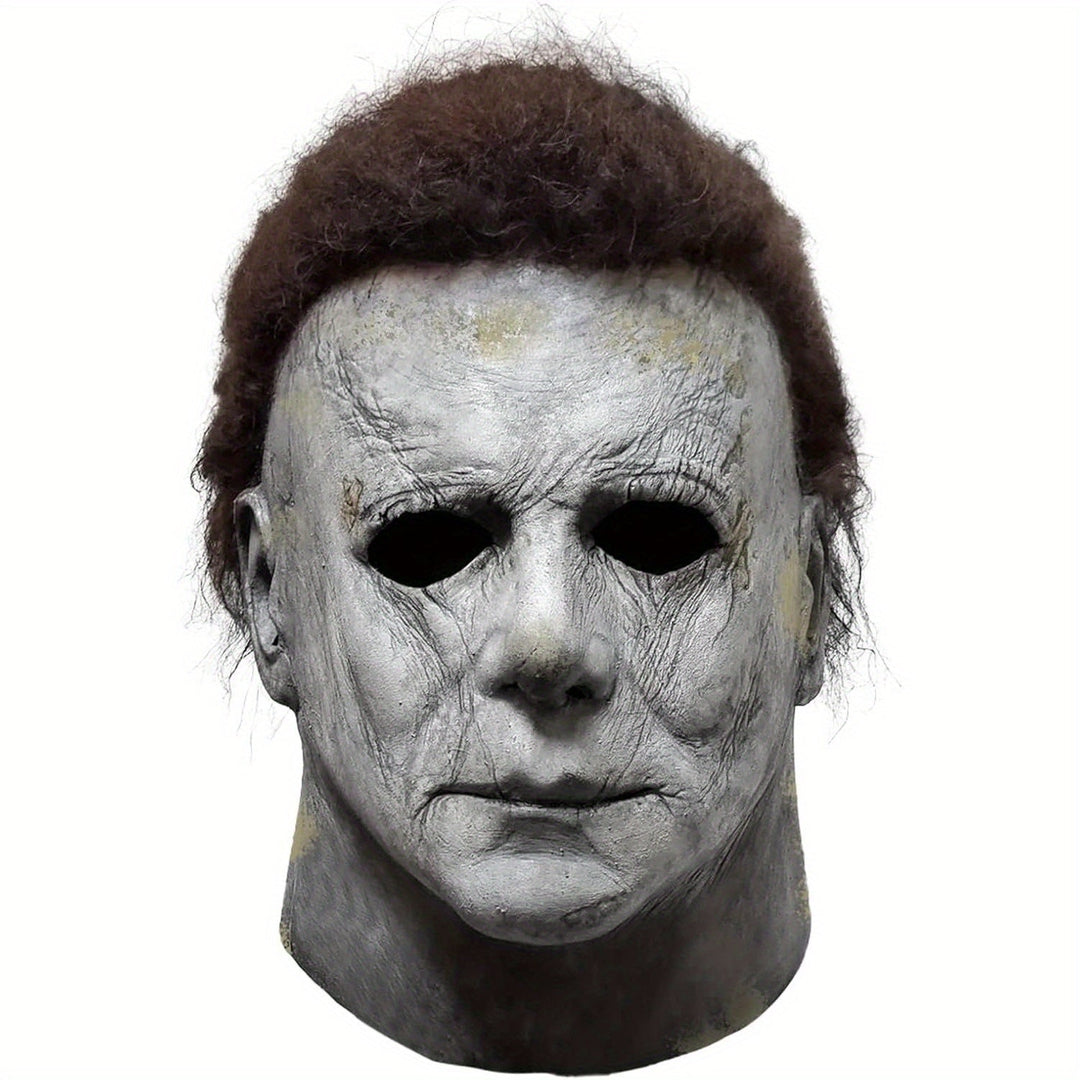 BowLift | Men’s Realistic Scary Halloween Mask Set | Horror Prop Knife
