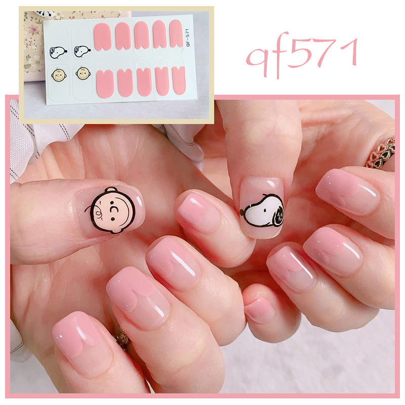 Artificial nail art with smileys and hearts Bowlift