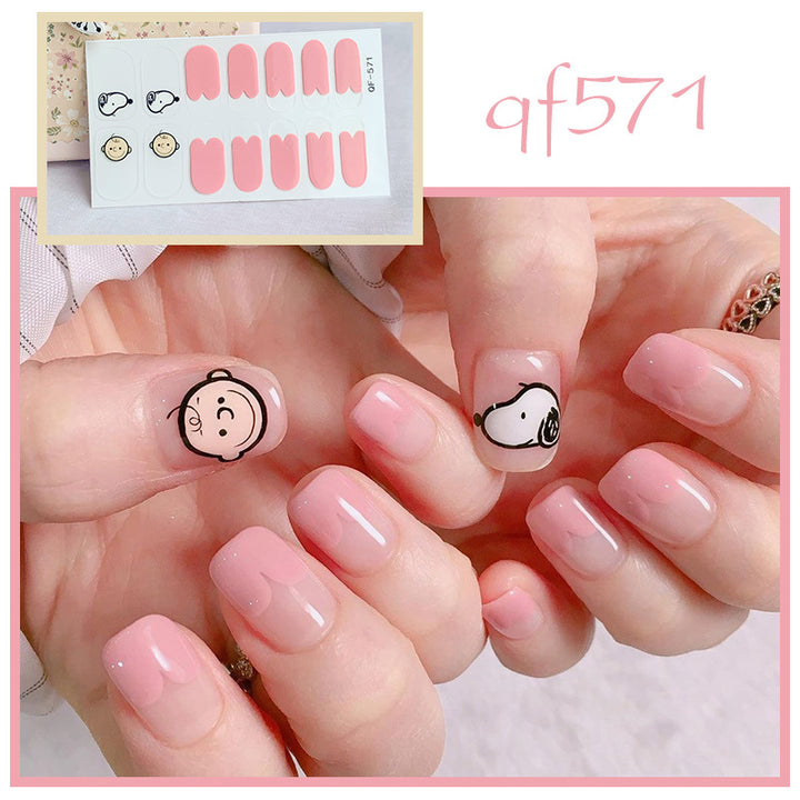 Artificial nail art with smileys and hearts Bowlift
