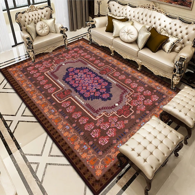 Traditional Persian Area Rug Bowlift