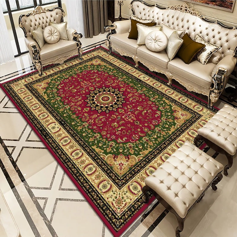 Traditional Persian Area Rug Bowlift