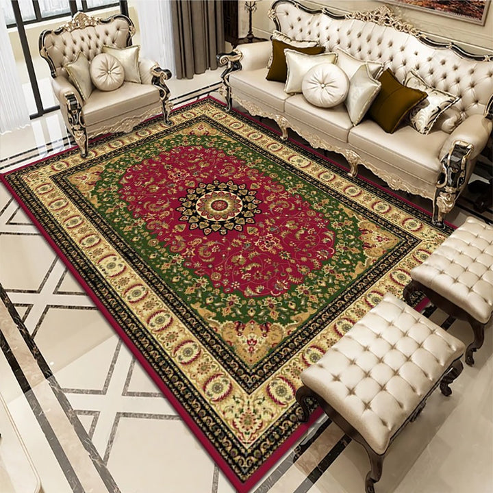 Traditional Persian Area Rug Bowlift