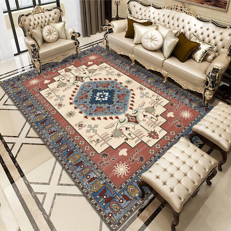 Traditional Persian Area Rug Bowlift