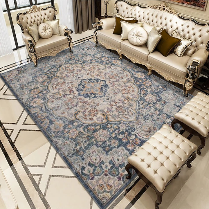 Traditional Persian Area Rug Bowlift