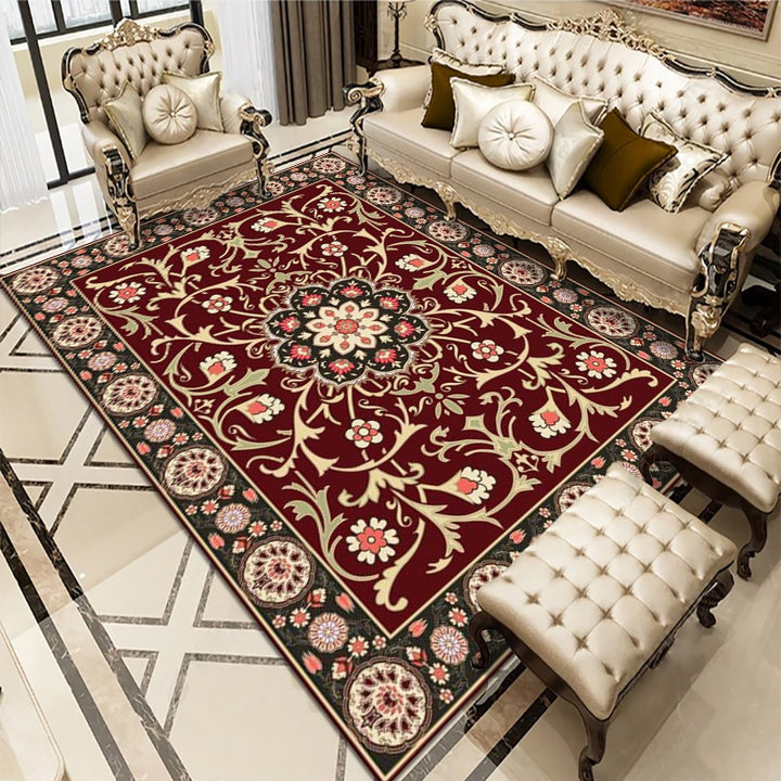 Traditional Persian Area Rug Bowlift
