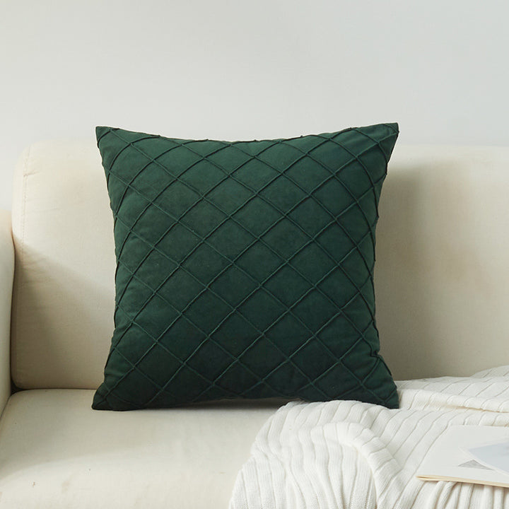 Textured Diamond Pattern Decorative Pillow