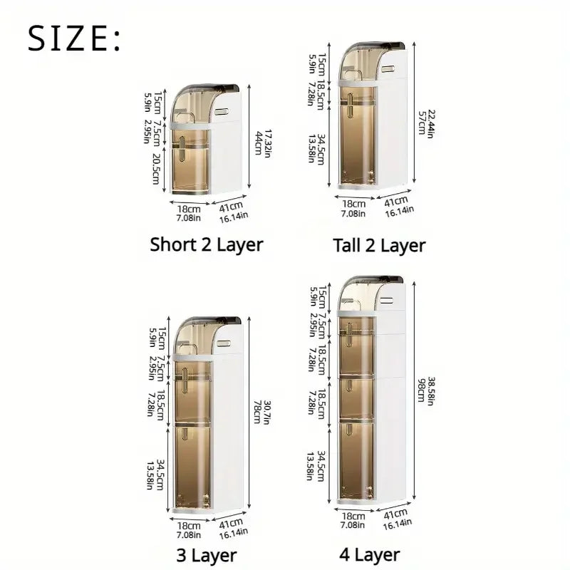 BowLift | Rolling Bathroom Cabinet