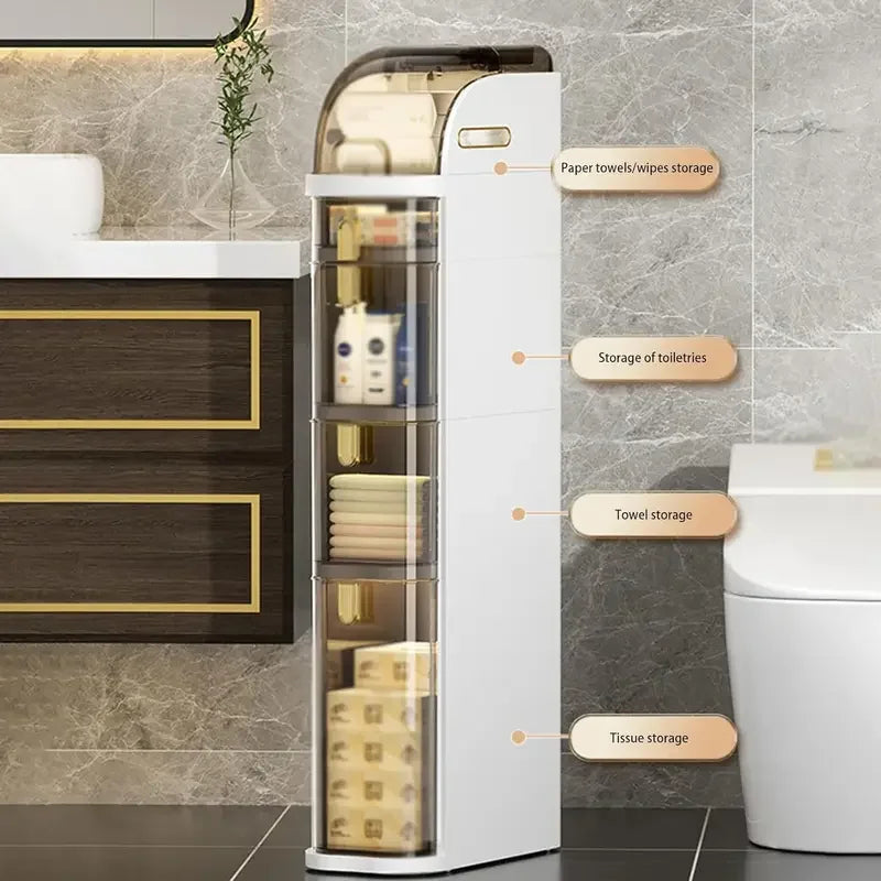 BowLift | Rolling Bathroom Cabinet