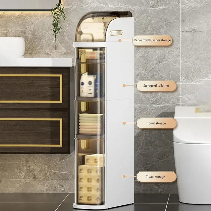 BowLift | Rolling Bathroom Cabinet