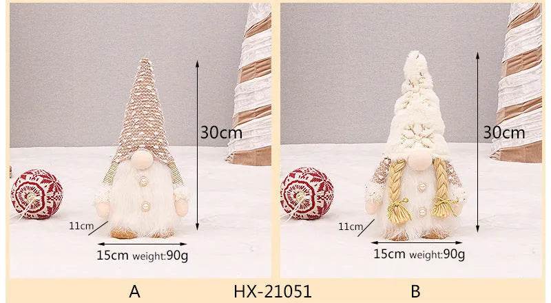 BowLift | Retractable Luminous Santa Doll Rudolf Christmas Faceless Decoration Ornaments