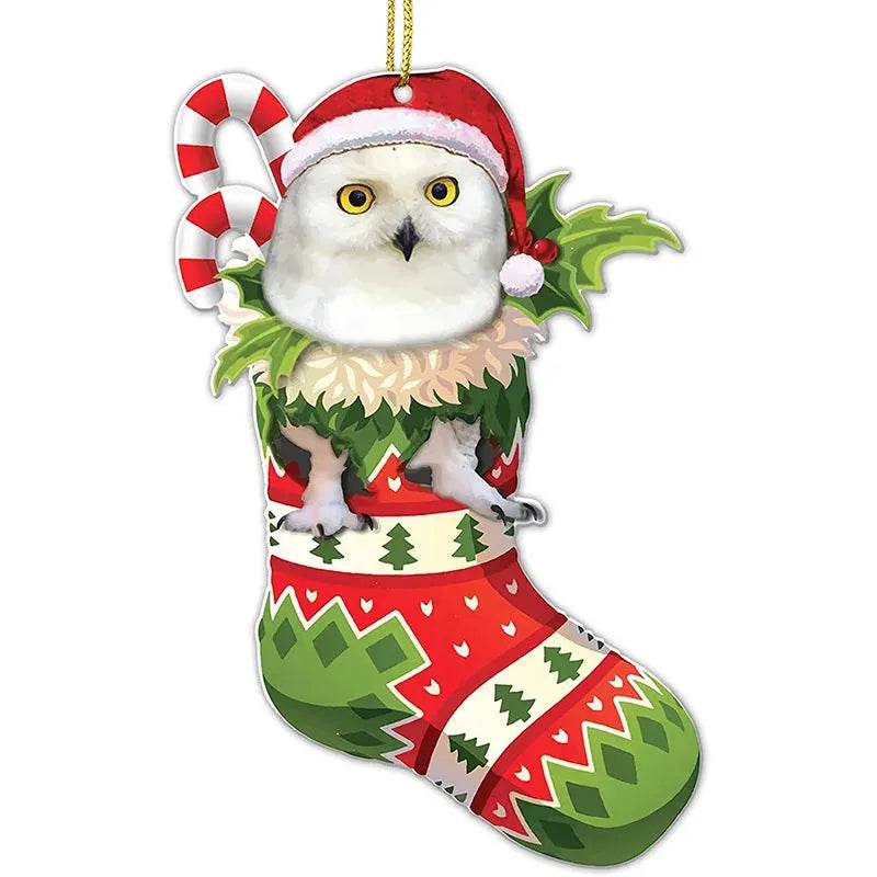 BowLift | Christmas Stockings Christmas Tree Decorative Socks Dog Pendant Creative Cute