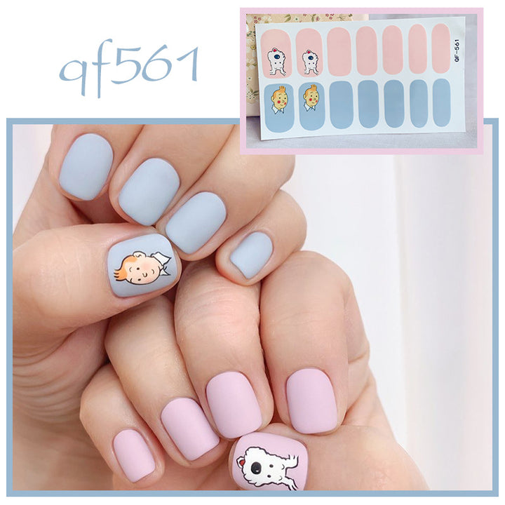 Artificial nail art with smileys and hearts Bowlift