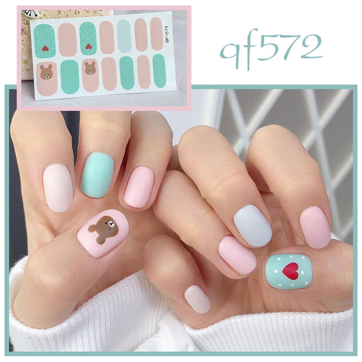 Artificial nail art with smileys and hearts Bowlift