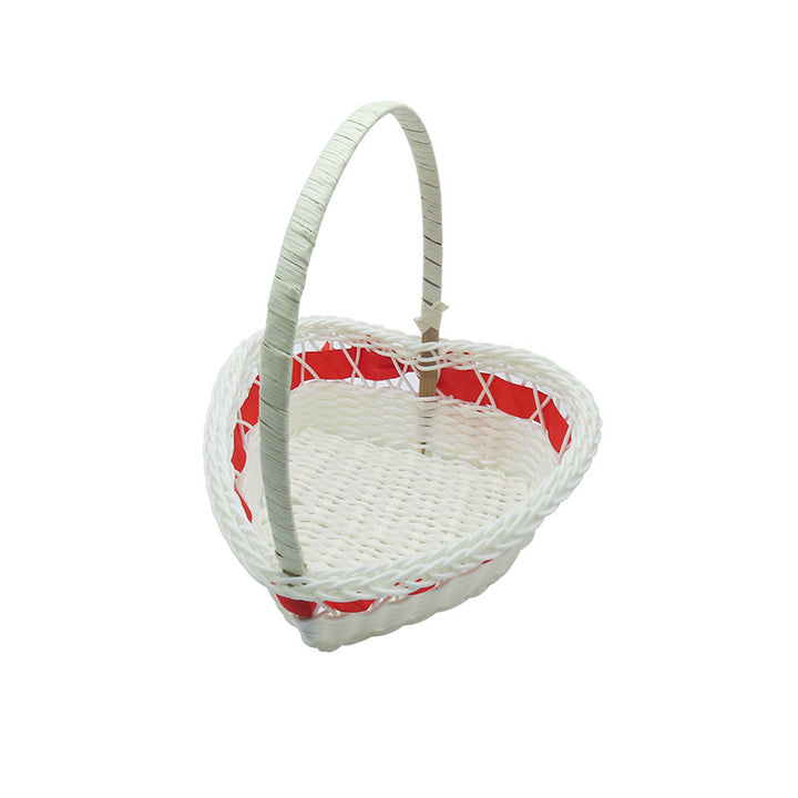 Women's Heart Shape Decorative Basket Bowlift