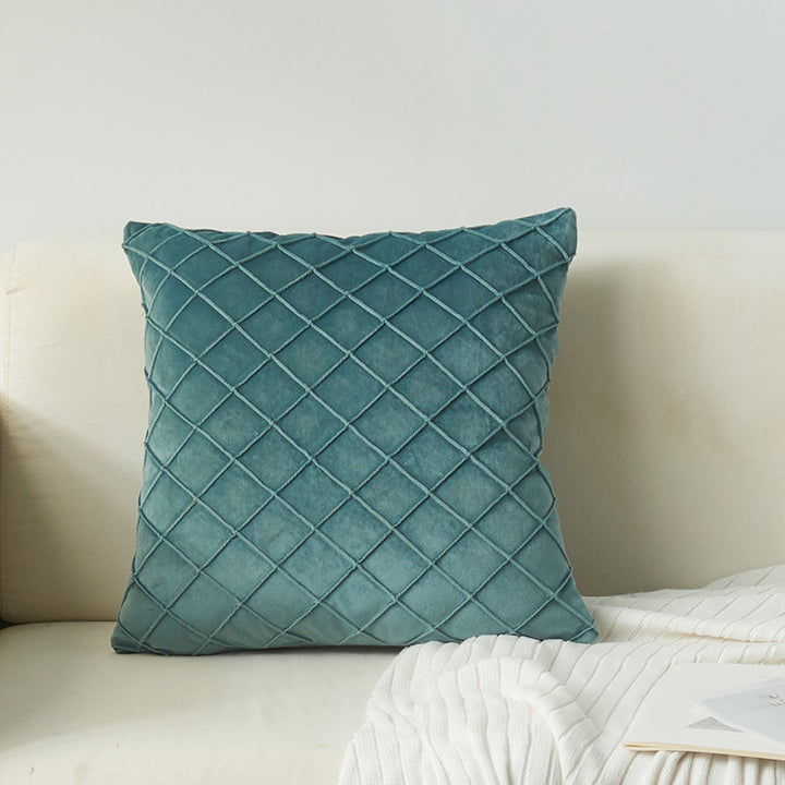 Textured Diamond Pattern Decorative Pillow
