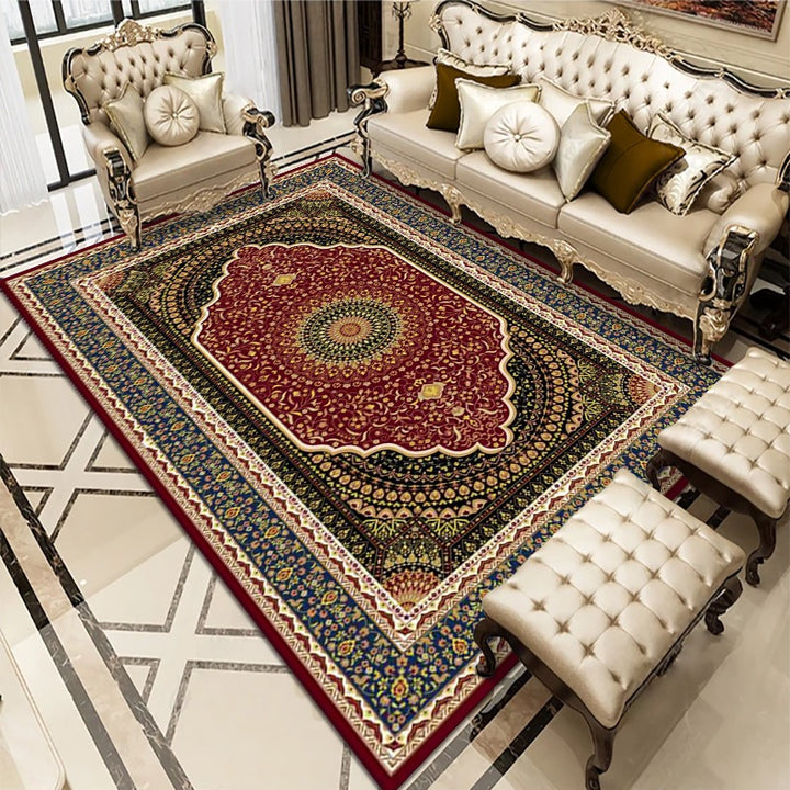 Traditional Persian Area Rug Bowlift