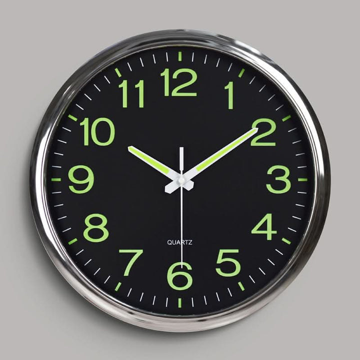 BowLift | Silent LED Wall Clock 12" for Classroom