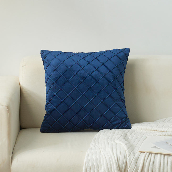 Textured Diamond Pattern Decorative Pillow