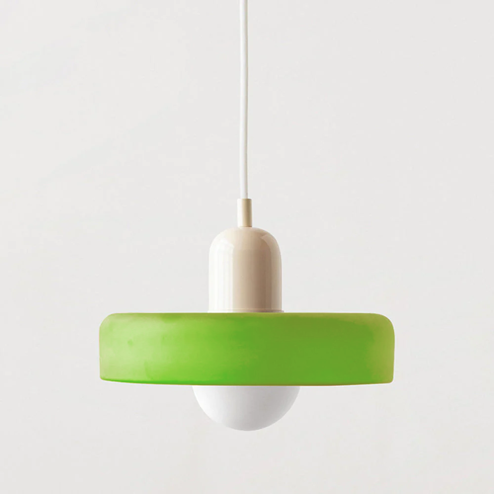 BowLift | Bauhaus Pendant Light made of Colored Glass