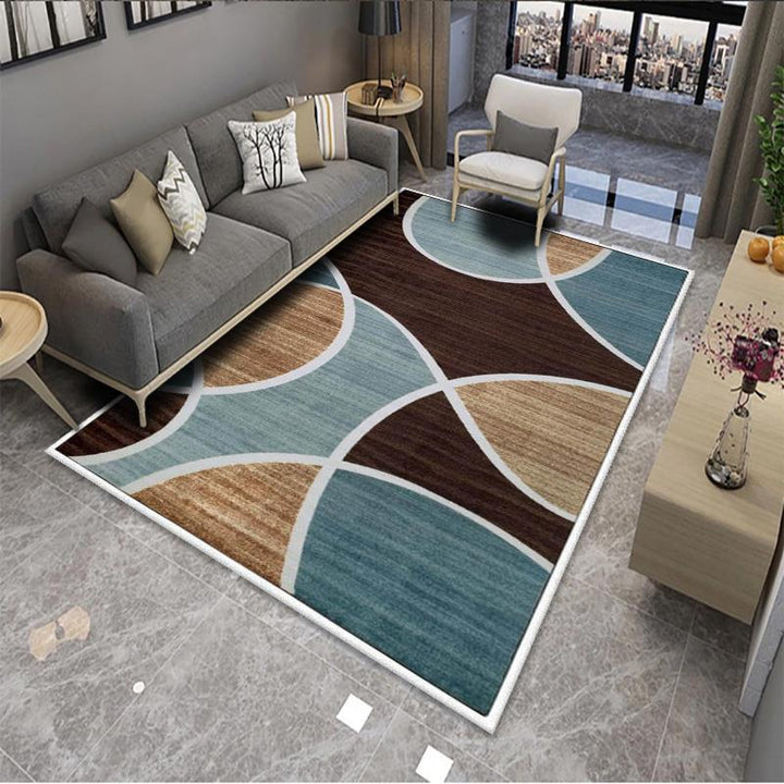 Geometric Pattern Area Rug Bowlift