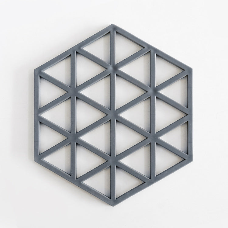 Unisex Silicone Coaster with Geometric Design Bowlift