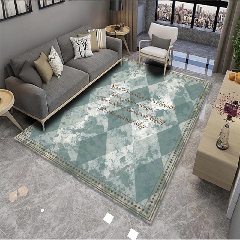 Geometric Pattern Area Rug Bowlift