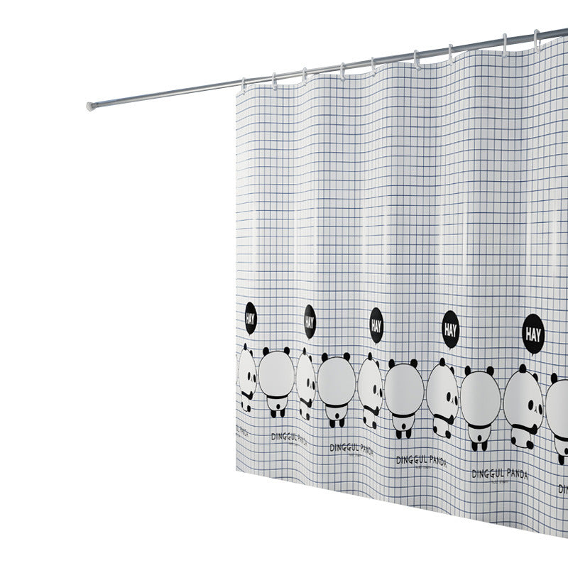Women's Fun and Playful Shower Curtain Bowlift