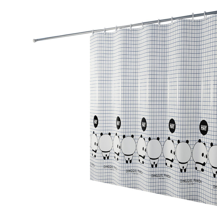 Women's Fun and Playful Shower Curtain Bowlift