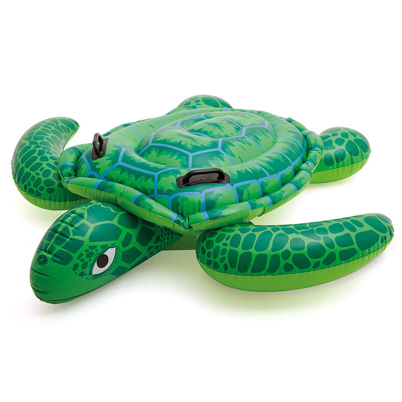 Unisex Inflatable Turtle with Grip Handles Bowlift